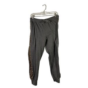 Splendid Leopard Cheetah Animal Print Casual Loungewear Jogger Sweatpants Medium